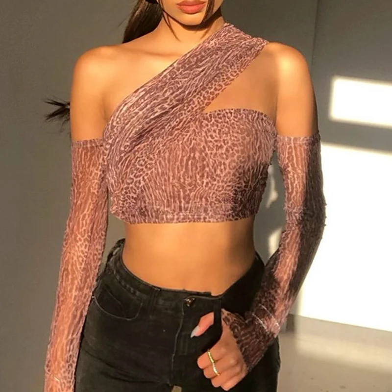 

Fashion Vintage Cottagecore Print Sexy Backless Women Tank Tops with Sleeve Goth Y2k Tops Skew Collar Slim Summer Streetwear