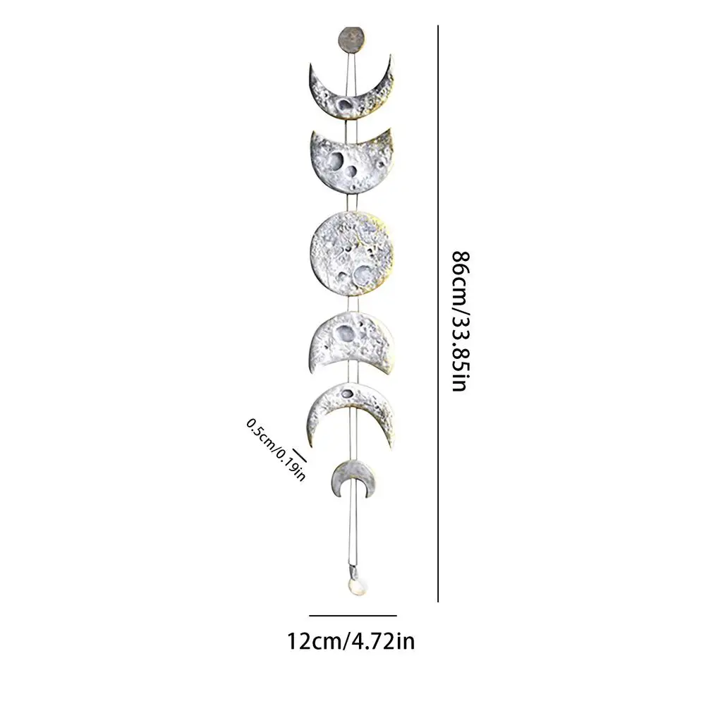 

Exquisite Moon Decoration Hanging Lunar Pendant Moon Phases Wall Decors House Kitchen Office Hotel Garden Living Room Ornament