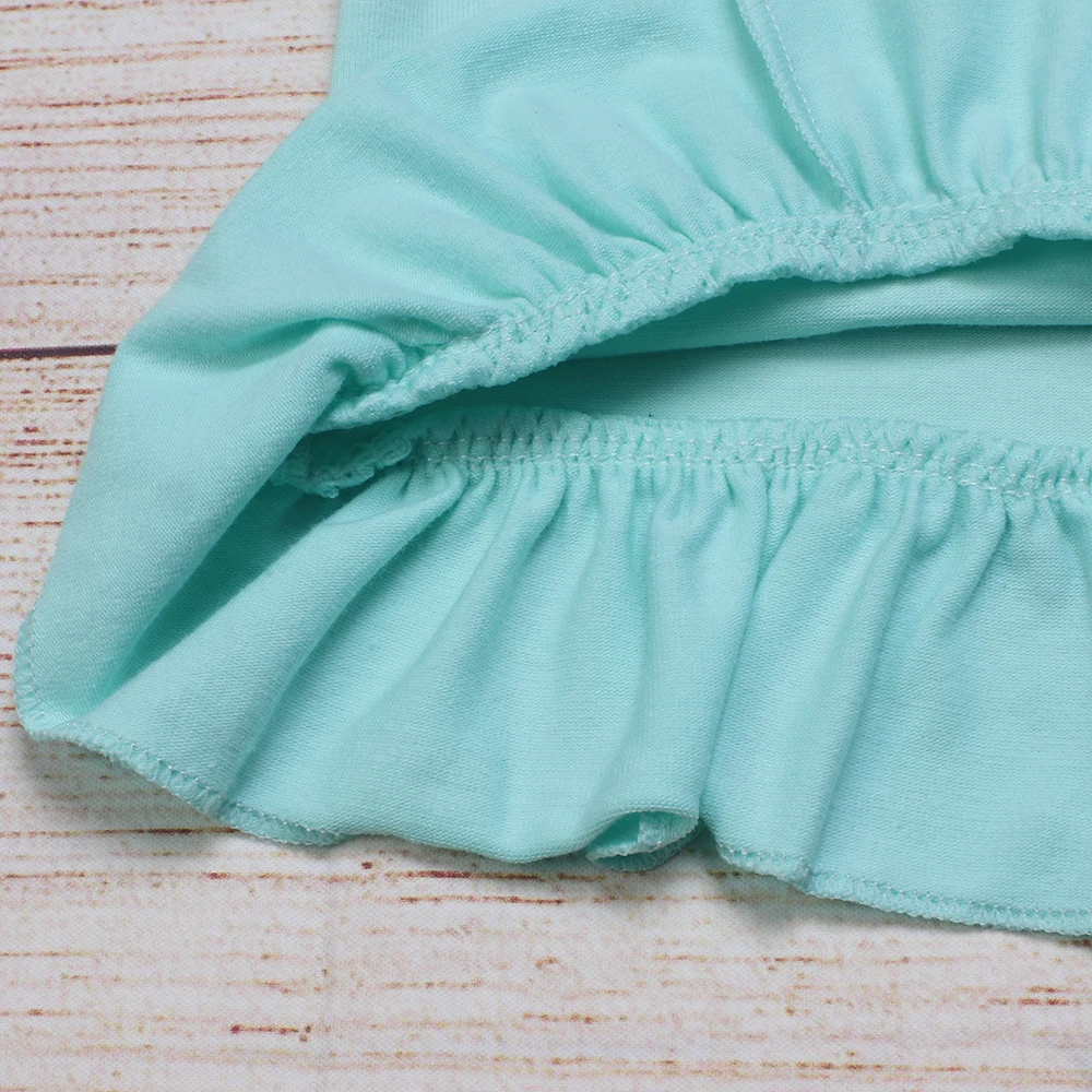 Ropa de oto&ntilde;o para ni&ntilde;as, Top de manga larga azul y pantalones a rayas rosas, con lazo rosa, bordado con cabeza de perro, trajes para ni&ntilde;as-5