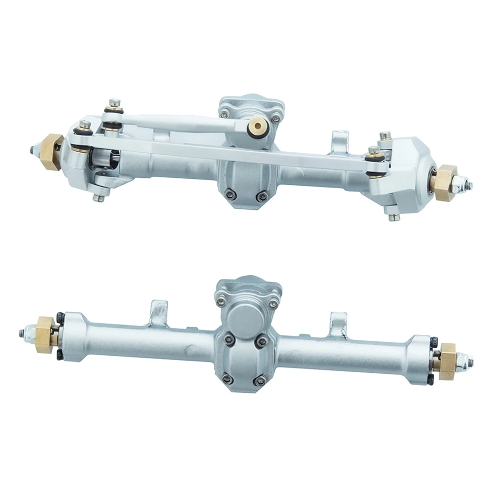 

For Axial SCX24 90081 1/24 RC Car Aluminum Alloy Front Complete Axle RC Crawler Car Upgrade Parts Accessories