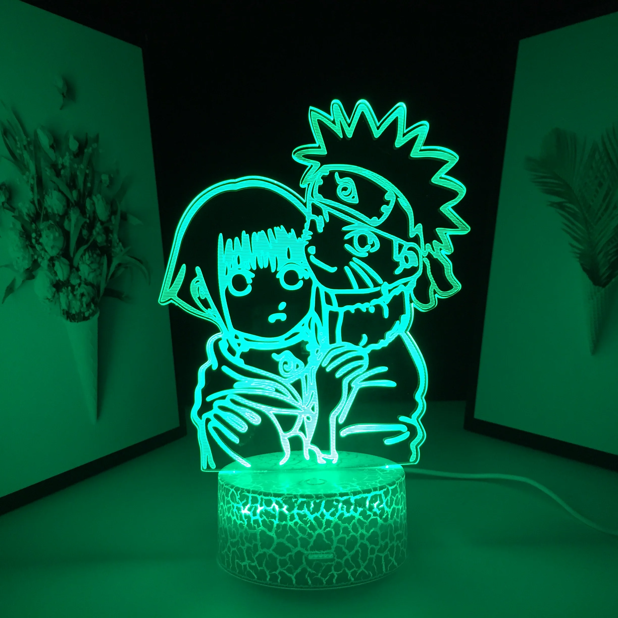 

Acrylic LED 3D Night Light for Child Birthday Gift Kid Bedroom Decoratio Nightlight Manga Table Lamp Cute Anime Figure Dropship