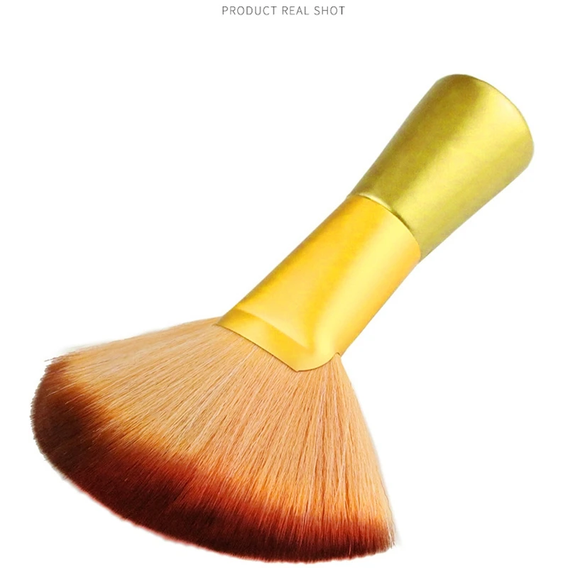 

Neck Duster Brush Soft Barber Face Cleaning Hair Cutting Brush Fan-Shaped Brush