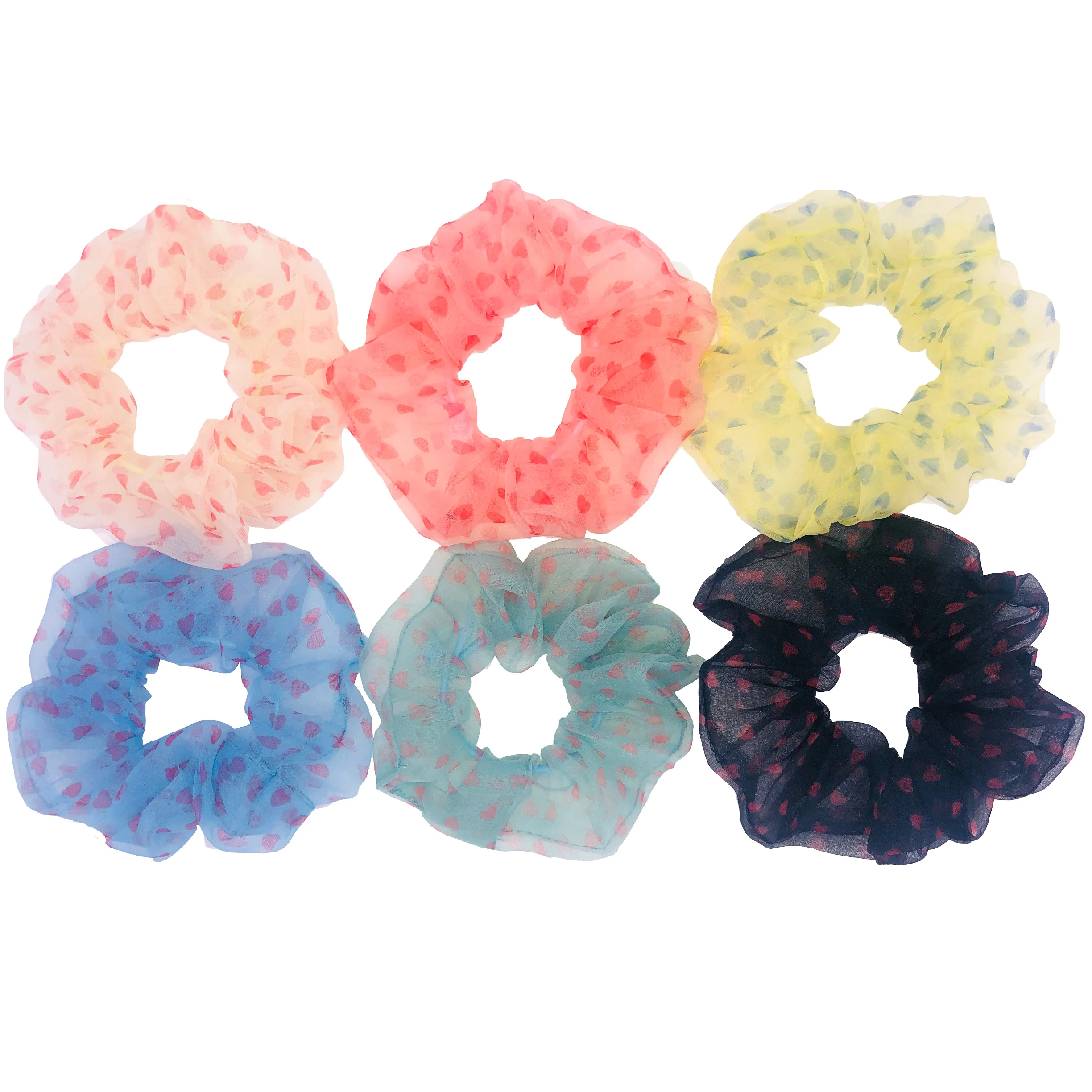 Резинки для волос заколка аксессуары держатель из органзы взрослых шифоновый