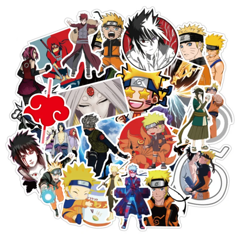 

10/30/50PCS Cute Q Version Ninja Cartoon Character Graffiti Trolley Case Laptop Waterproof Sticker Decoration Car Wholesale