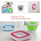 Складная швабра с ведром для воды, умывальник для хранения, для полива сада, рыбалки, походов