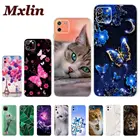 Чехол для Realme C11, чехол для Realme C11 RMX2185 6,5 дюйма, мягкий силиконовый чехол с бабочкой чехол для телефона, чехол для Oppo Realme C11 C 11 RealmeC11