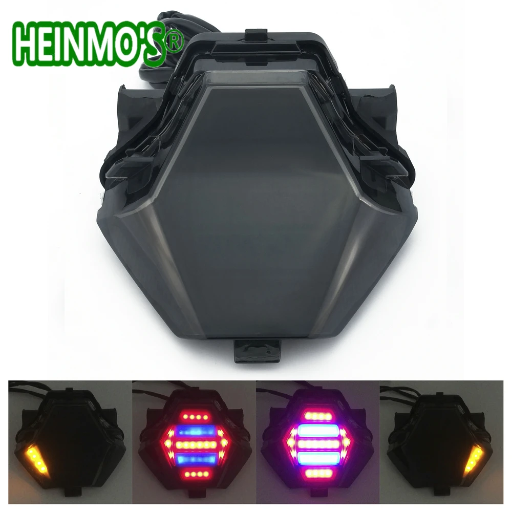 Мотоцикл задний светодиодный проблесковый мигающий свет стоп сигнал мигалка