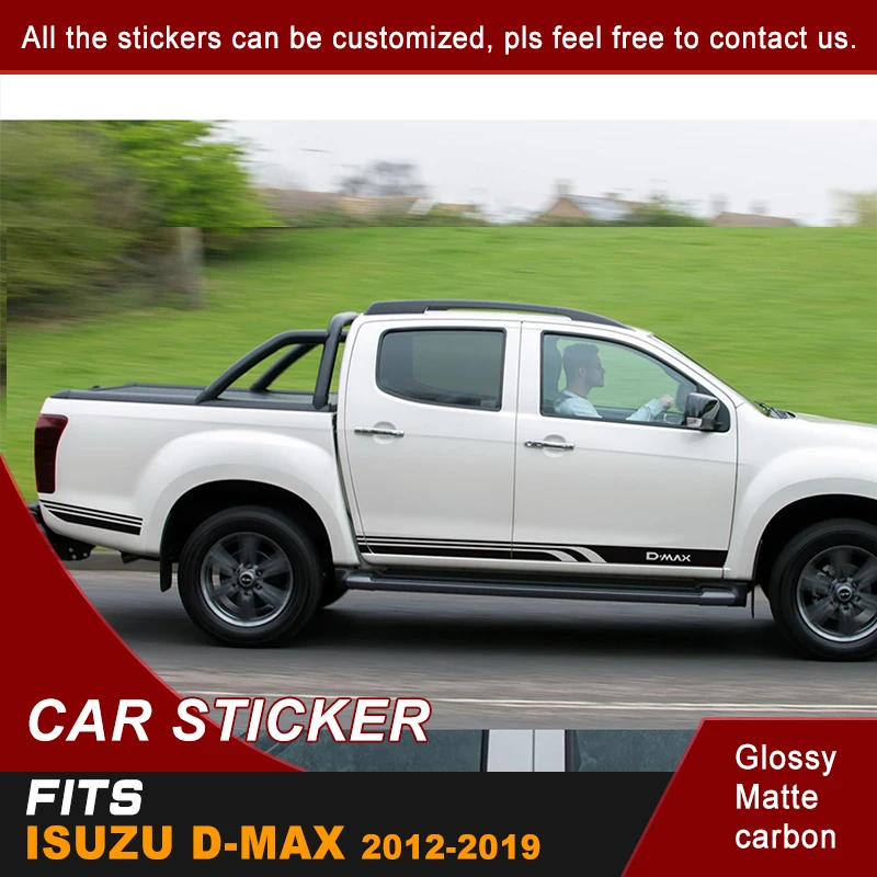 2 шт. градиентные виниловые наклейки для автомобиля isuzu dmax|Наклейки на автомобиль|