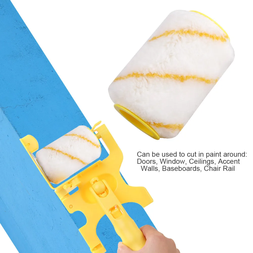Wall Pattern Paint Roller Polyurethane Tool Environmental Protection Stamp Painting Decorative Cylinder Tools Imitate Stone |