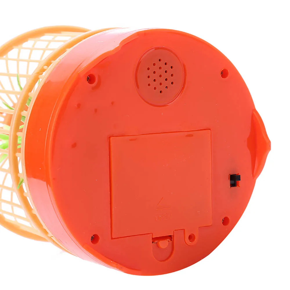 Горячая электронная птица игрушка пение Chirping s в клетке дети Голосовое