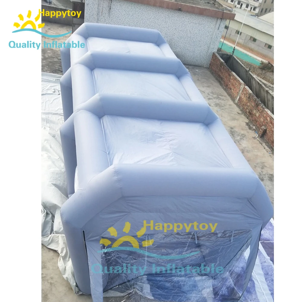 Прозрачная надувная гаражная палатка из ткани Оксфорд и ПВХ Автомобильная