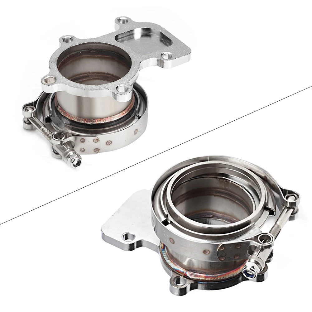 M8 Нержавеющая сталь для Holset WH1C HX35 HX35W Downpipe турбо-фланец To 3 &quotV-Band Adapter (для проекта