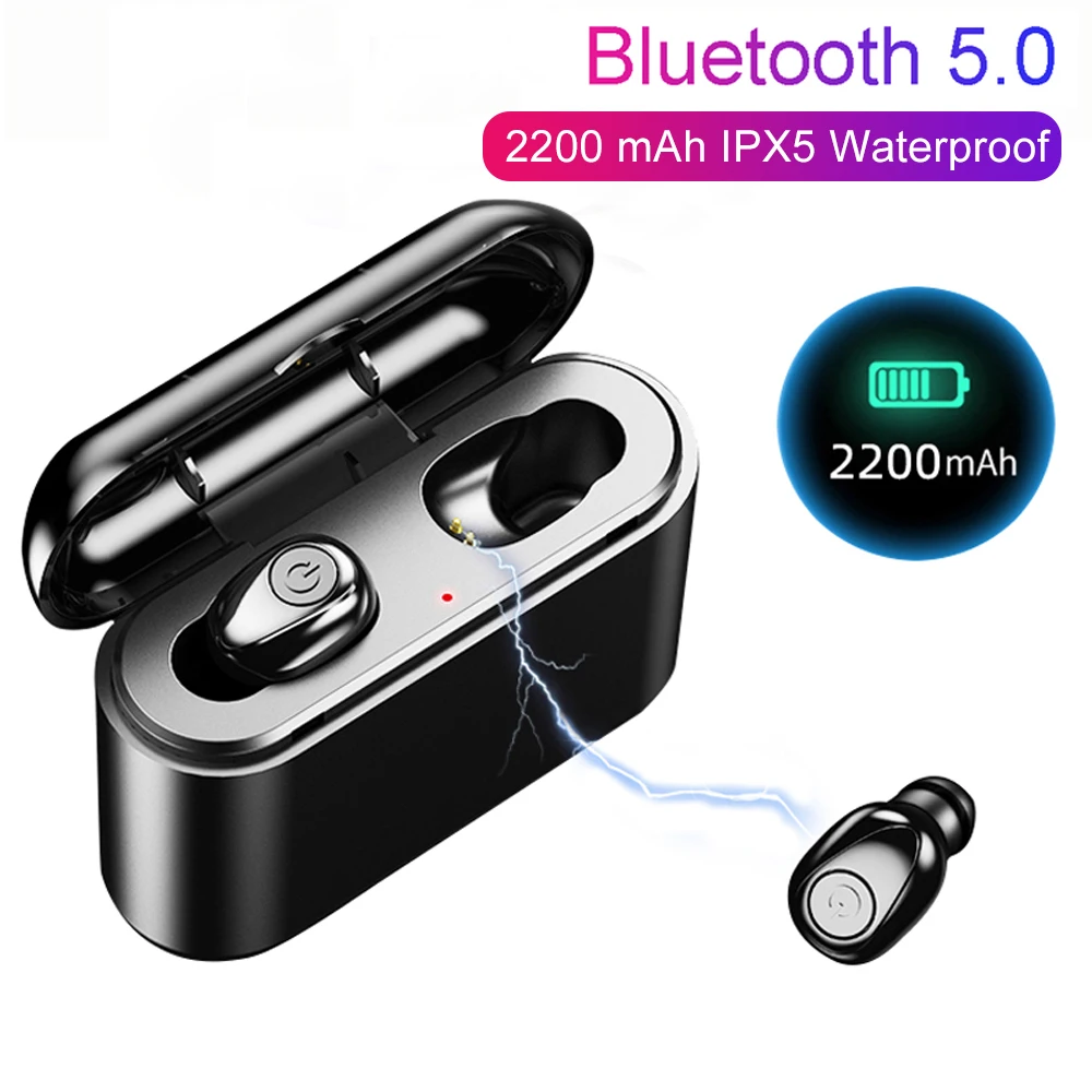 X8 TWS беспроводные Bluetooth наушники 5D стерео мини Спортивная гарнитура зарядное