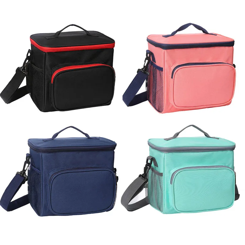 

Portable Picnic Cool Bag Refrigerated Insulated Bags Lunch Box Leakproof Camping Shopping Outdoor Travelling Student Women Men