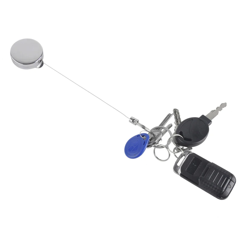 Новинка повседневный походный стальной трос брелок с защитой от кражи Сталкер