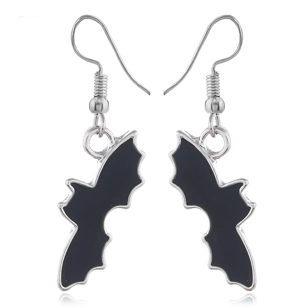 

Yiyan Earrings Creative Leather Earrings Horror Theme Pumpkin Lantern Halloween Gift