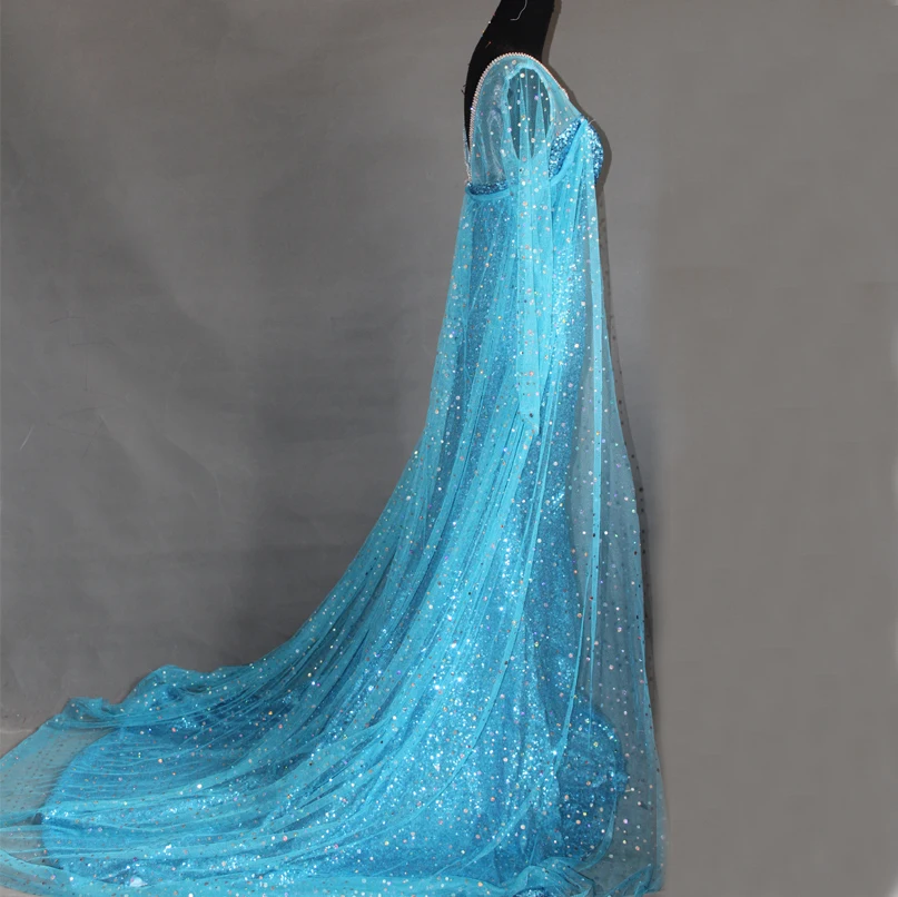 Костюм для косплея ледяной Снежной Королевы Эльзы из фильма маскарадный костюм