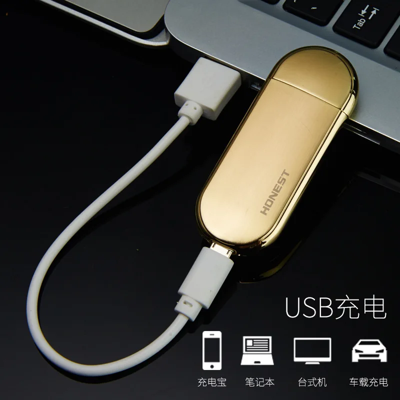 Зажигалка аккумуляторная с зарядкой от USB и защитой ветра | Дом сад