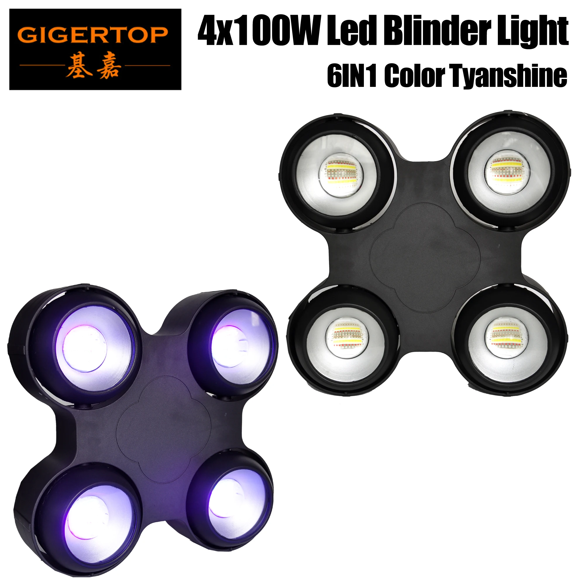 

Водонепроницаемый светодиодный светильник DMX512, 6 в 1, 4x100 Вт