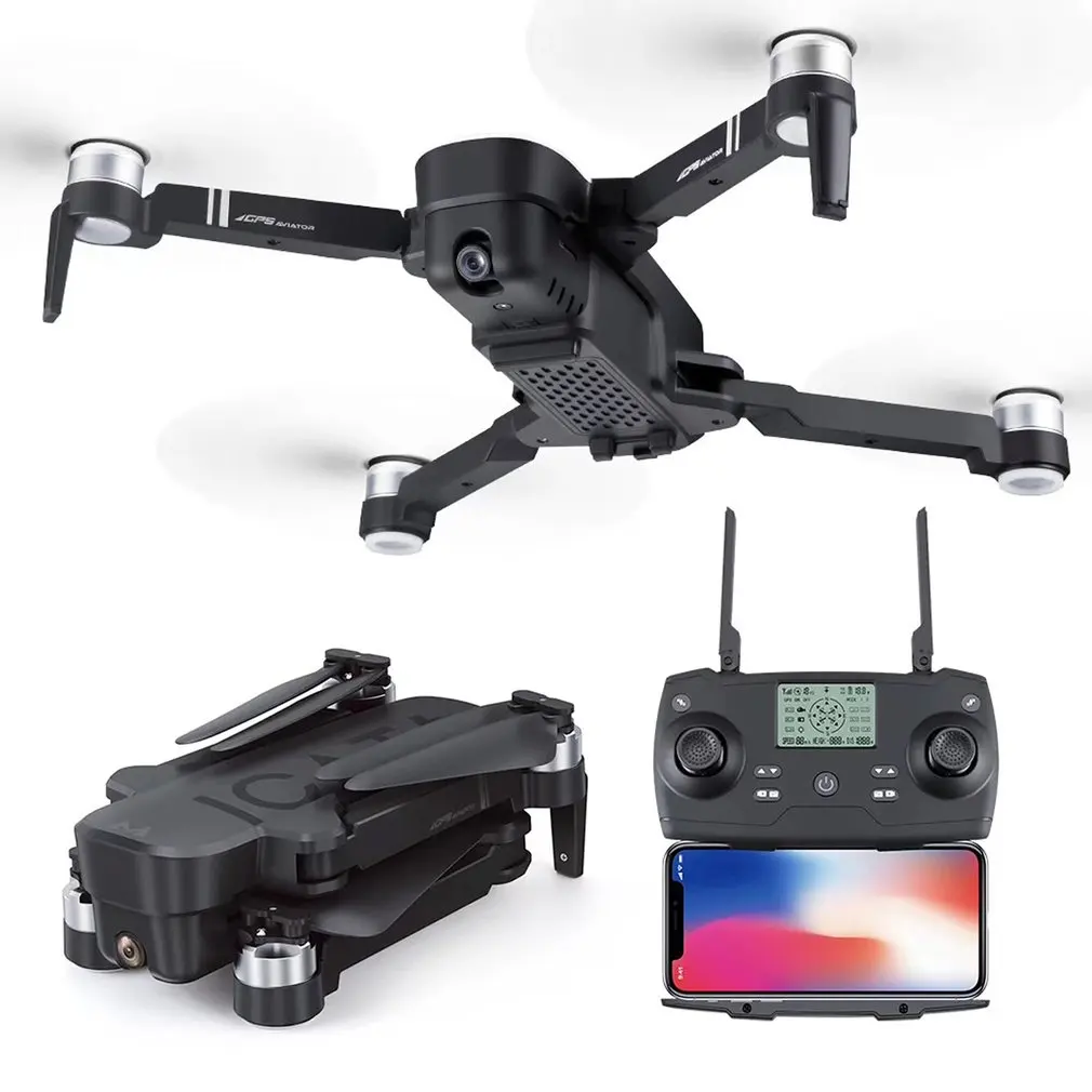 SMRC ICAT6 Профессиональный складной вертолет бесщеточный gps Дрон с камерой HD 4K RC