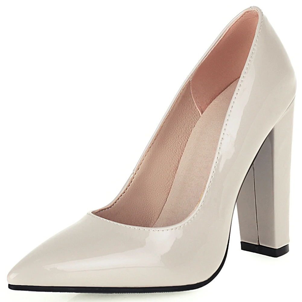 

2021 Top Quality Sexy Footwear High Heels Pointed Toe Office Lady Party Women Shoes Pumps Big Size 43