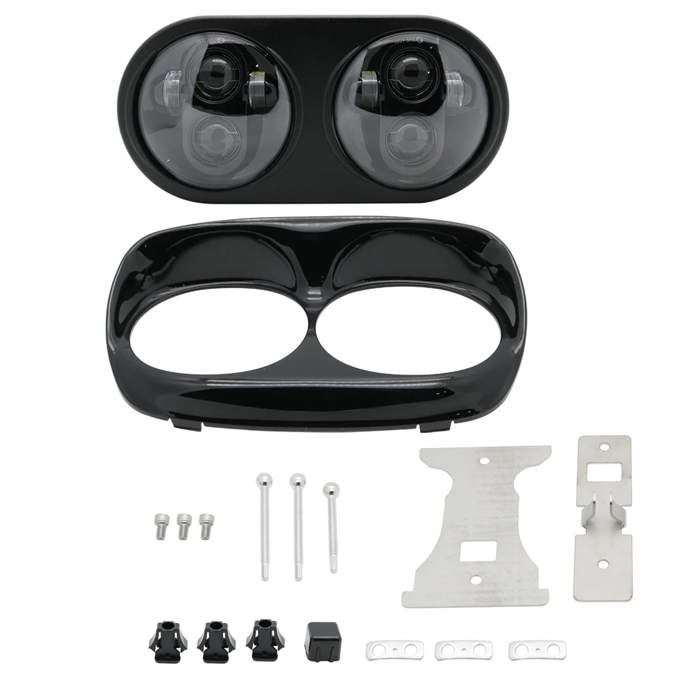 Светодиодный прожектор для мотоцикла 90 Вт 7 дюймов с двойной головкой r Davidsons Road