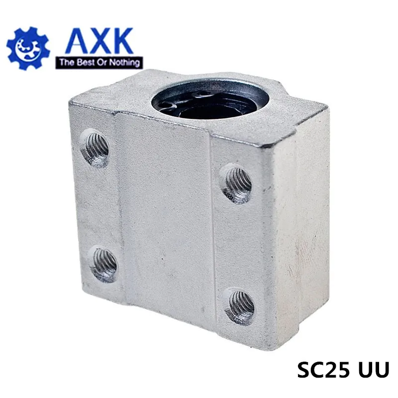 2 шт./лот линейный шариковый подшипник SC25UU SCS25UU 25 мм фрезерный станок с ЧПУ блок