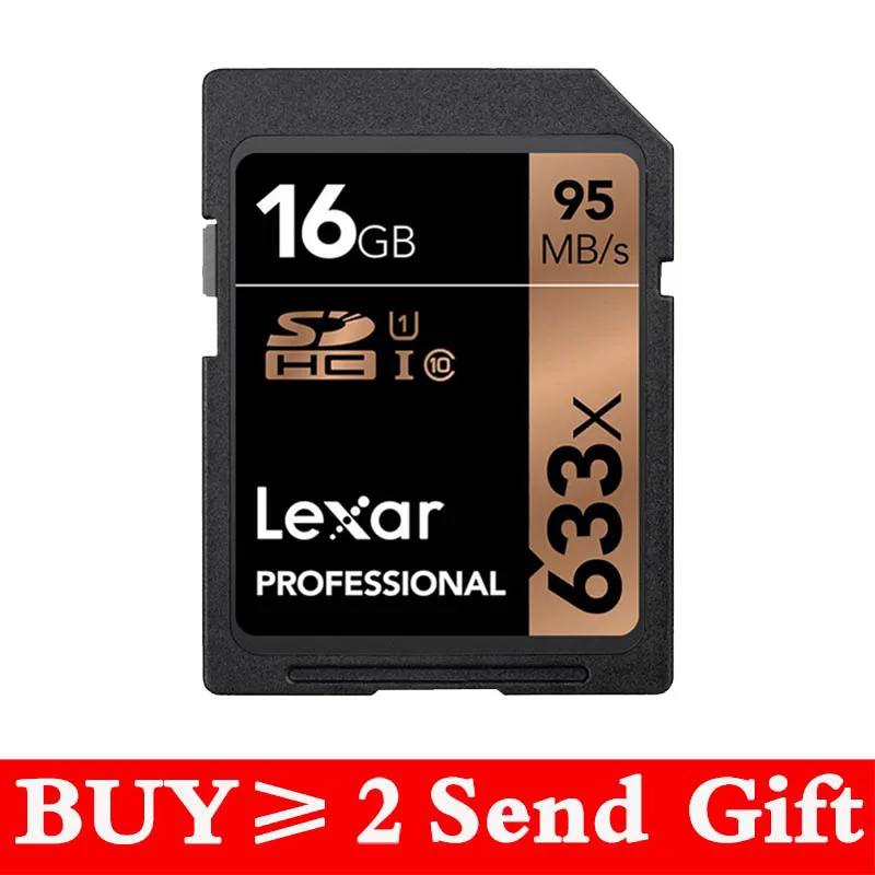Lexar карта памяти оригинальный sd 32 ГБ U1 SDHC 64 Гб 128 256 U3 SDXC высокое Скорость Макс 95