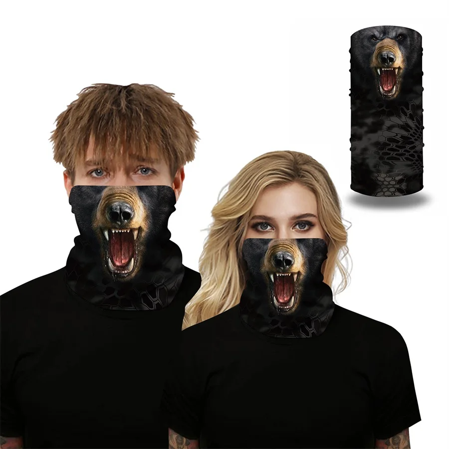 

Half Face Cover Balaclava Scarf Summer Outdoor Motorcycle Cycling Face Mask Seamless Neckerchief Bandana Neck Gaiter Ring Scarf