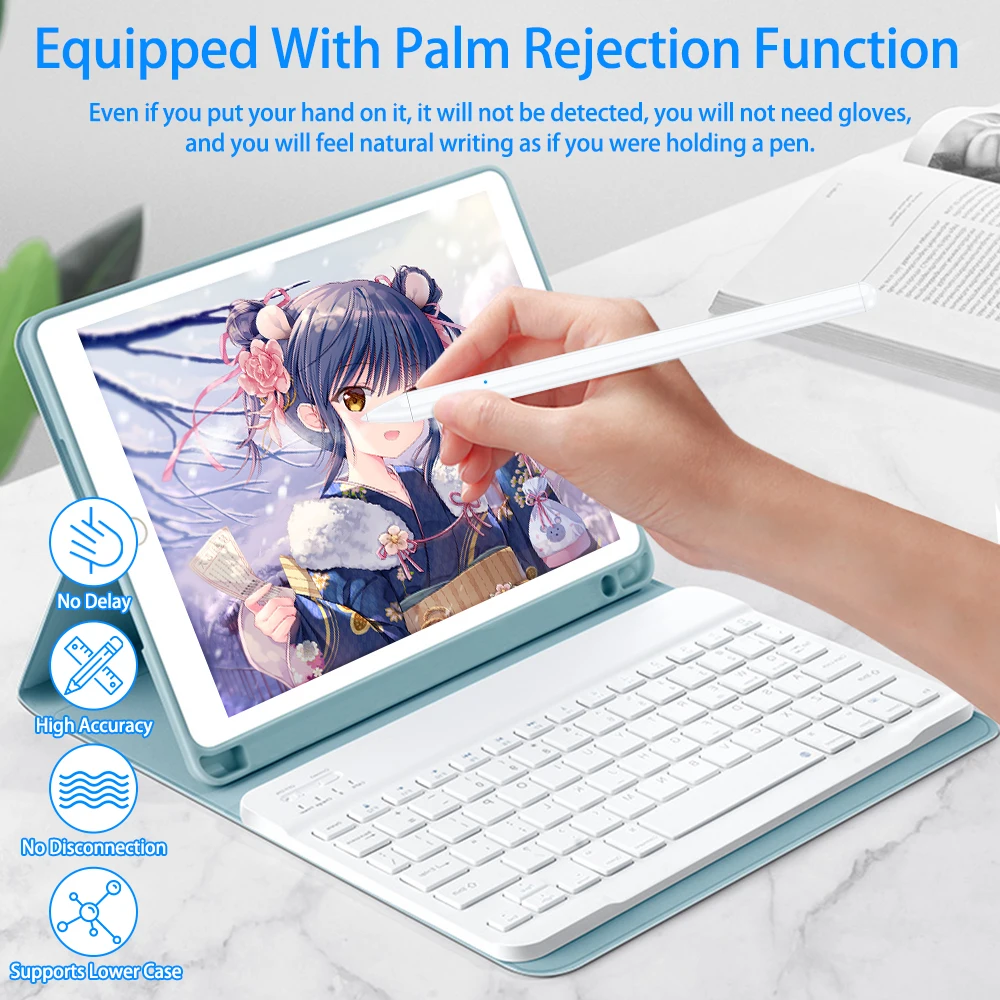 Для Apple Pencil 1 2 для iPad Pro 11 12 9 2018 2019 7-й 8-й Mini 5 Air 3 стилус-ручка магнитный беспроводной