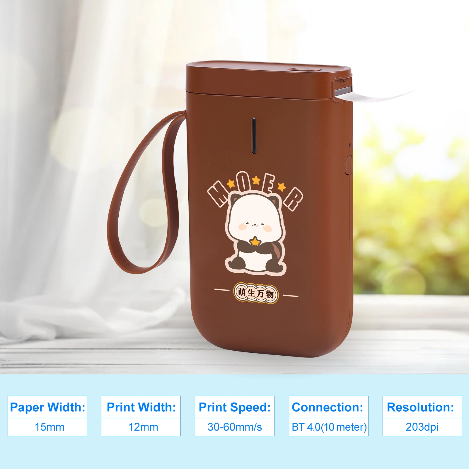 Портативный термопринтер для этикеток D11 ручной принтер наклеек карманного