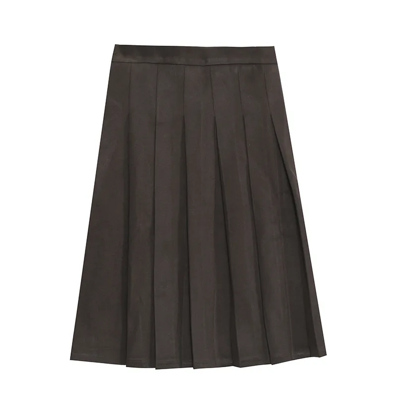 

The spring and autumn period and the big yards of tall waist drape covered hip long tall waist bust skirt pleated skirt