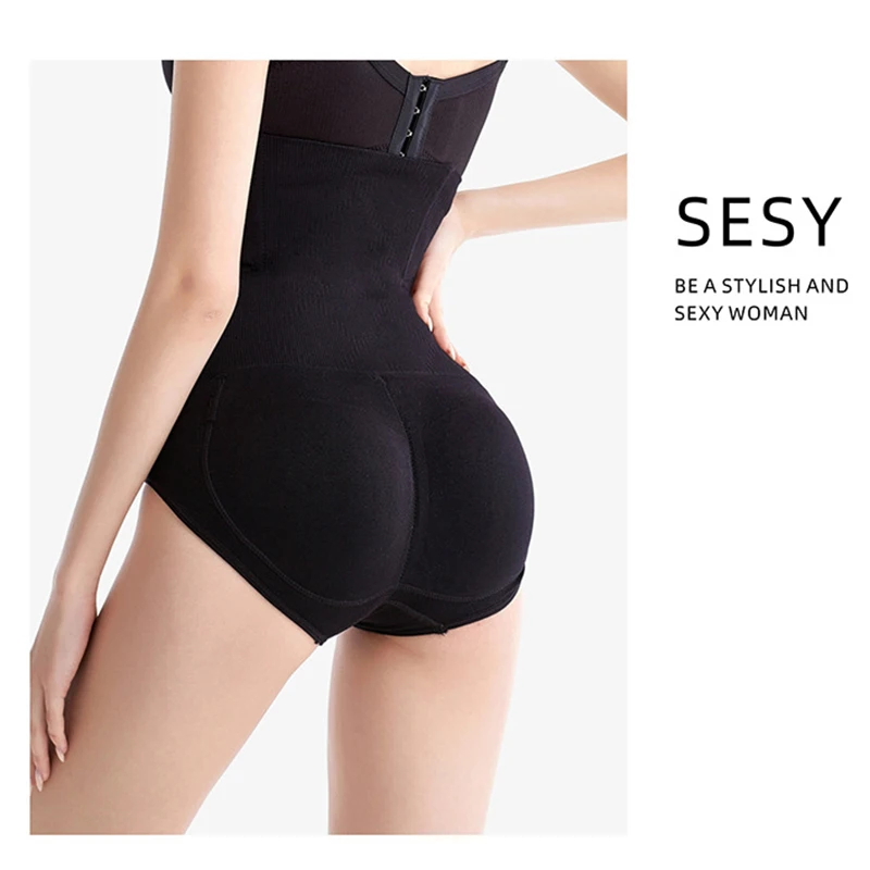 Plus Size Body Shaper Buttock Women Push Up Butt Lifter Strap Seamless High Waist Shaping Panties Tummy Control Shapewear