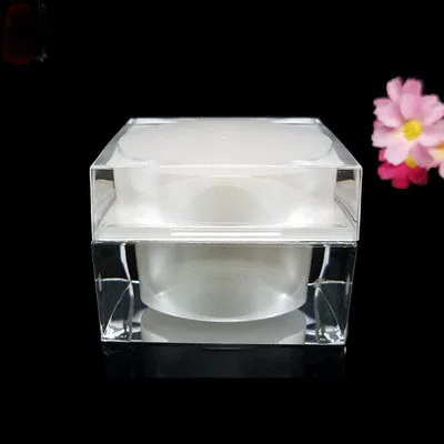 Банка квадратной формы 50 г жестяная банка для фотоэссенции увлажняющий гель
