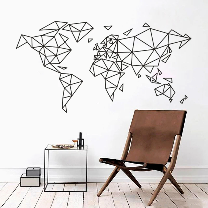 Виниловая настенная декоративная наклейка с дизайном в мире украшение для дома