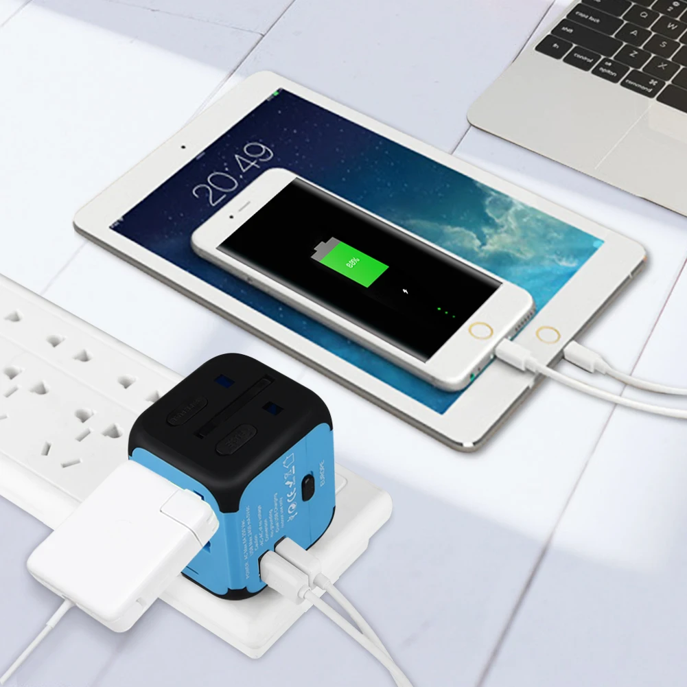 Мощность куб USB розетка все в одном Зарядное устройство адаптер для путешествий с