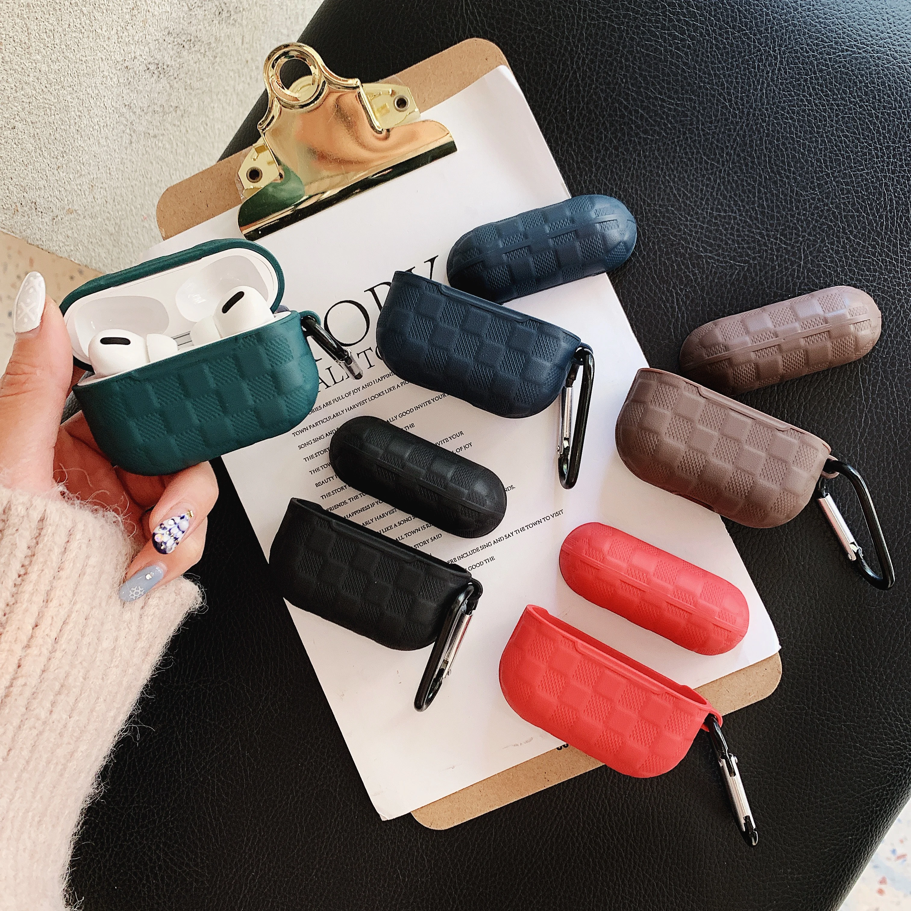 Мягкий противоударный чехол для Airpods Pro, Плетеный чехол, беспроводной Bluetooth для Airpods pro, чехол для наушников Air Pods pro 3, Fundas