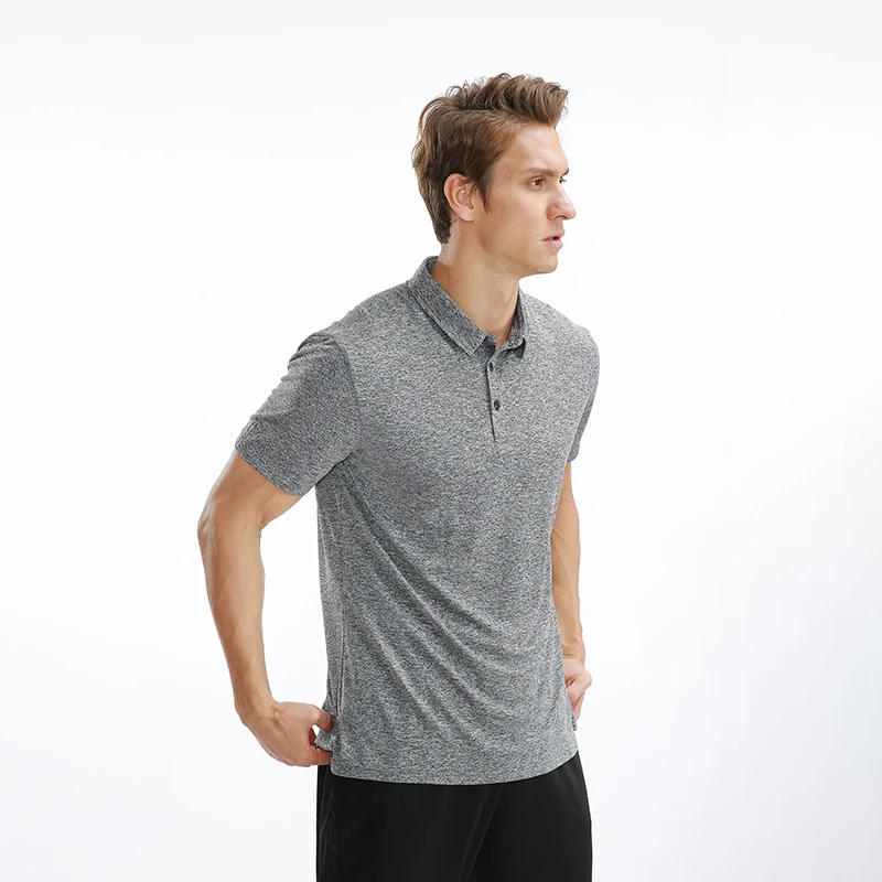 Повседневная черно-белая мужская одежда летняя тонкая поло с коротким рукавом