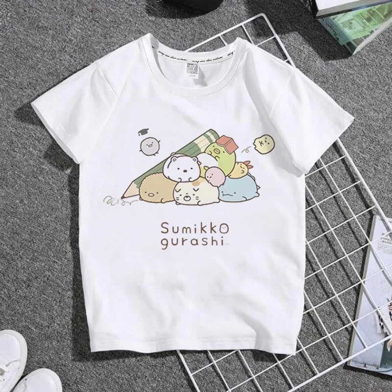 

2021 New Style T-shirt Children Corner Creature Printed Cotton Corner Buddy Anime Tees Summer Short Sleeved T-shirt Top Clothes