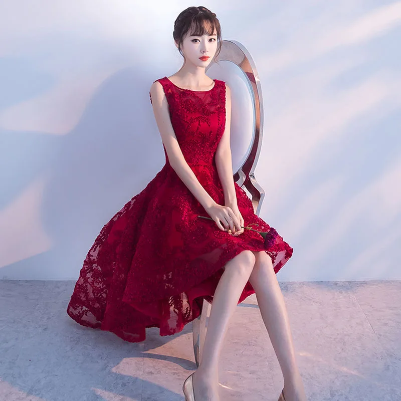 Вечерние платья JaneyGao длинные с короткой спинкой спереди для женщин элегантные