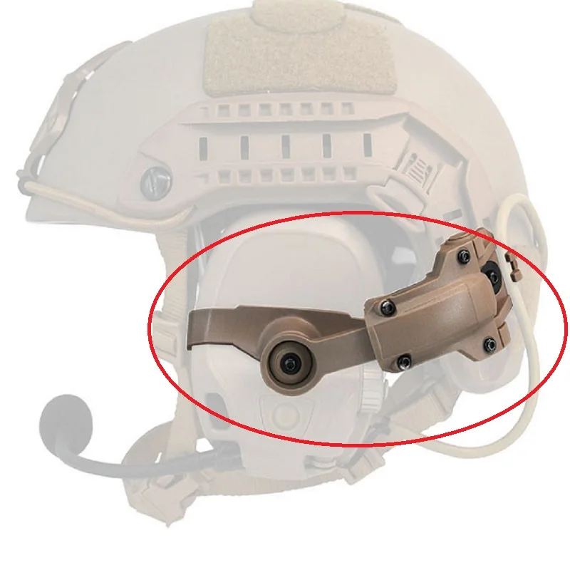

AMP Tactical Noise Reduction Ear Helmet Connecting Rail Connecting Bridge Connector