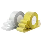 6-10-15-20-25-40-50 мм золотые серебряные блестящие металлические ленты Рождество Хэллоуин Свадьба День рождения украшение подарочная упаковка