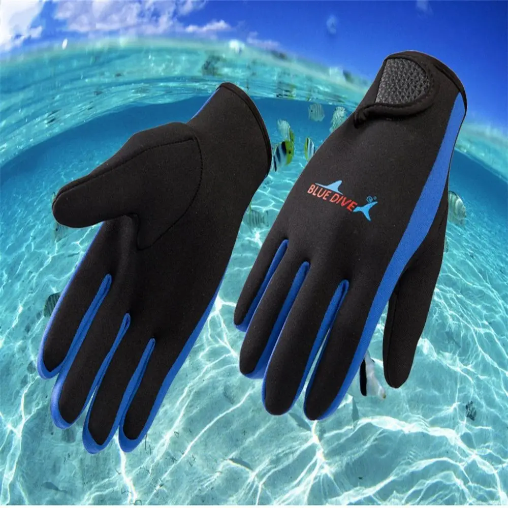 

Elastic Winter Warm 15mm Diving Gloves Anti-slip Neoprene Swimming Gloves