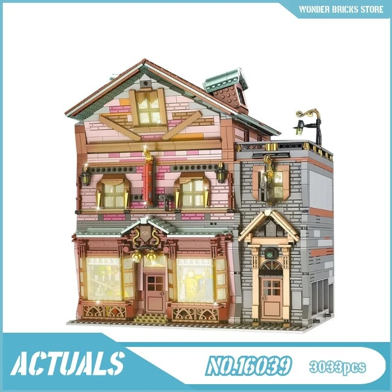 

NEW MOULD KING 16039 The Magic Wand Shop Model Building Blocks Bricks Toys For Kids Christmas Birthday Gifts 16038 16040 16041