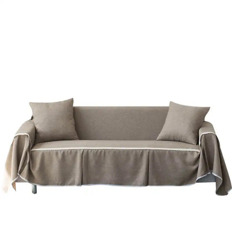 LeRadore современный европейский стиль твердые Чехлы для диванов льняная ткань