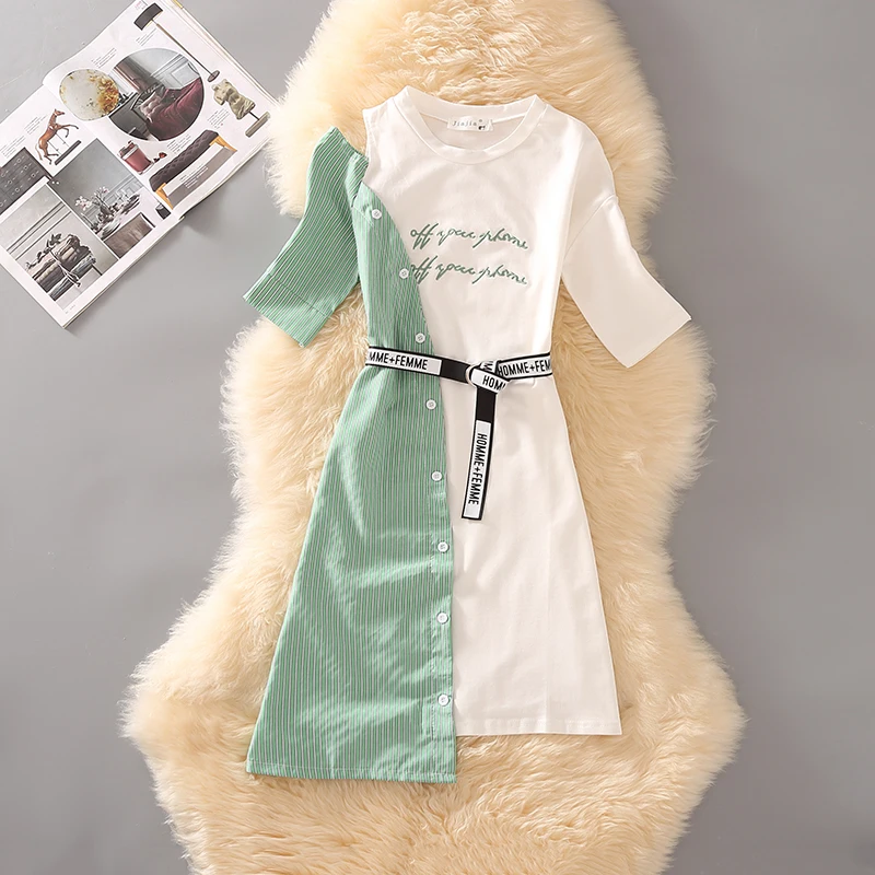 Женское асимметричное облегающее платье в полоску винтажное однобортное