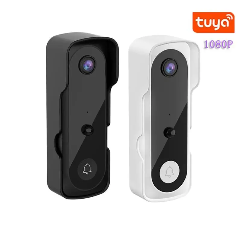 

Wireless WIFI Smart Intercom Monitoring Cat Eye Doorbell Door Detector No Battery