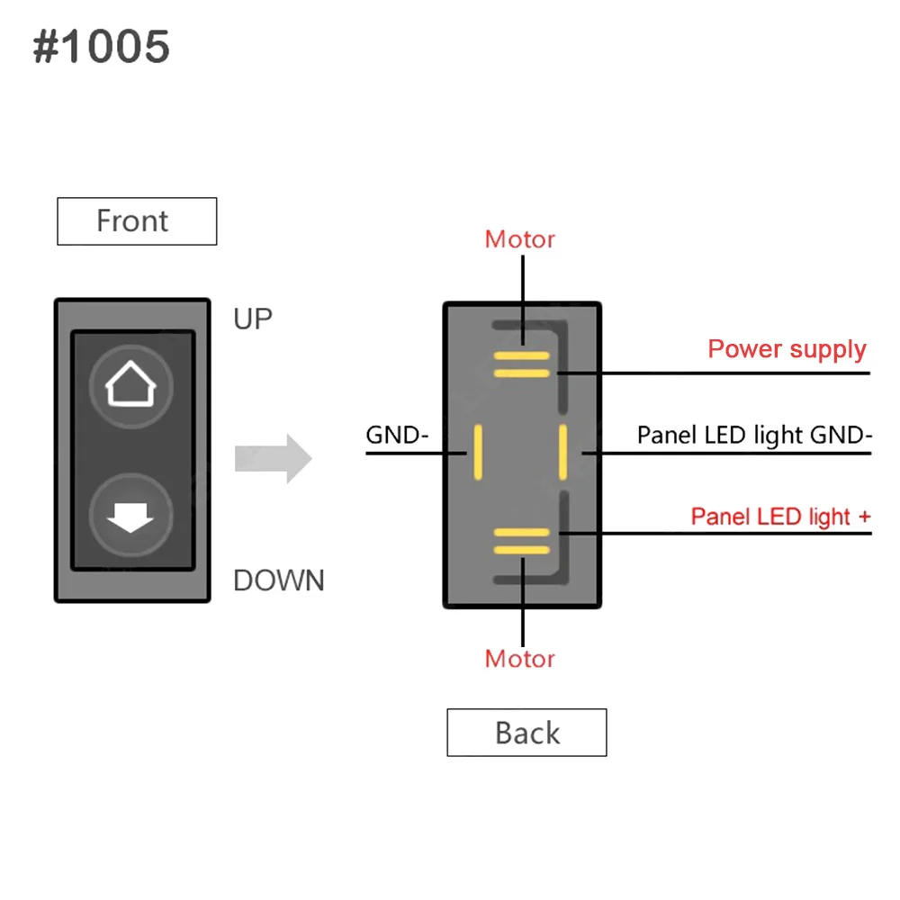 Универсальный 1 шт. 20A Электрический Мощность кнопка включения окно для всех