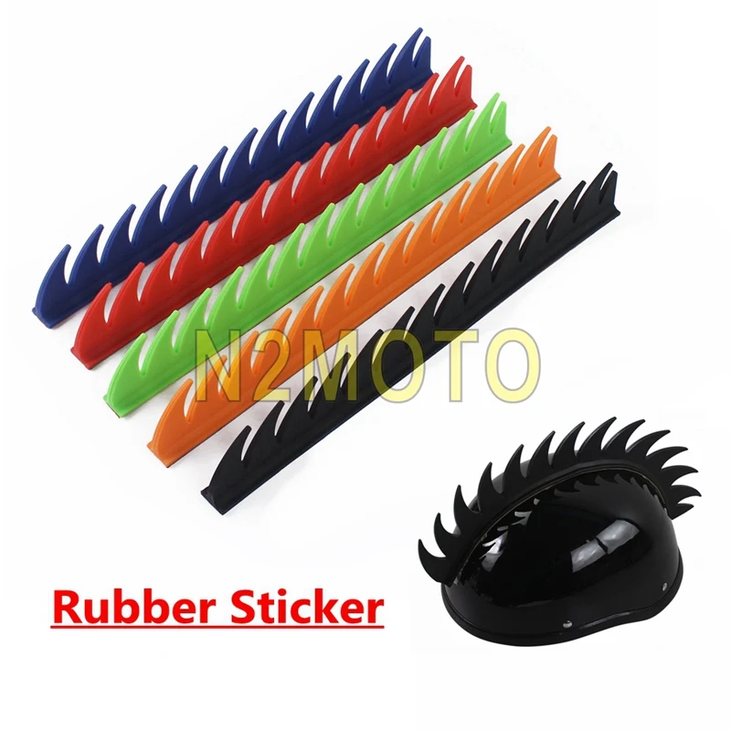 Мотоциклетная наклейка на шлем 1 шт. черная синяя красная оранжевая Байкерская