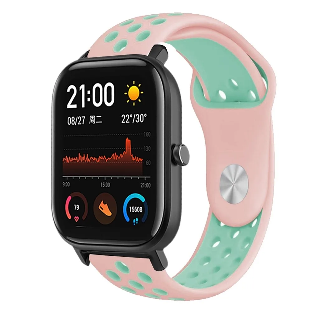 Ouhaobin силиконовый ремешок для Huami Amazfit GTS Смарт-часы носимый браслет сменный ремешок для Amazfit gts 902#2
